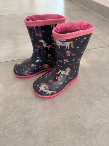 Bottes de pluie licorne pointure 25