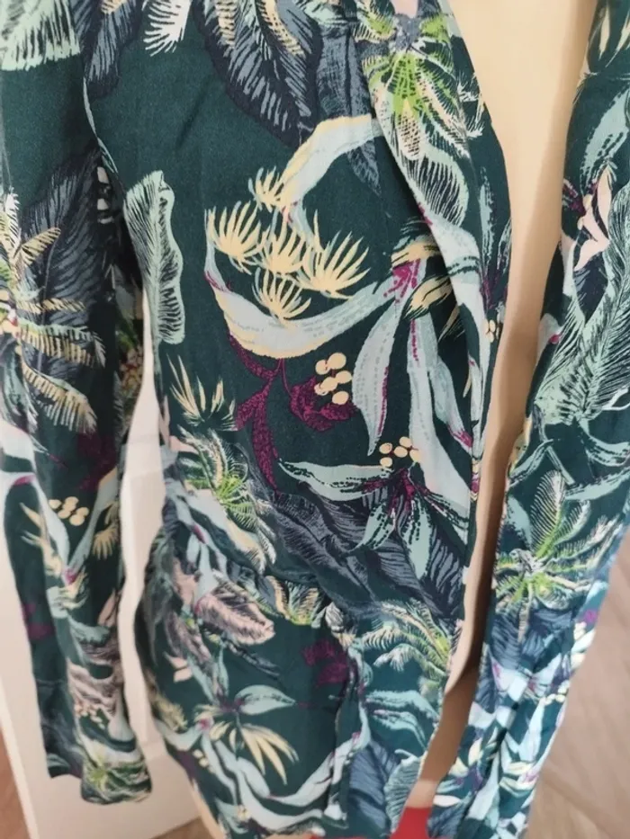 Veste legere imprimée tropical Promod T36 - photo numéro 2