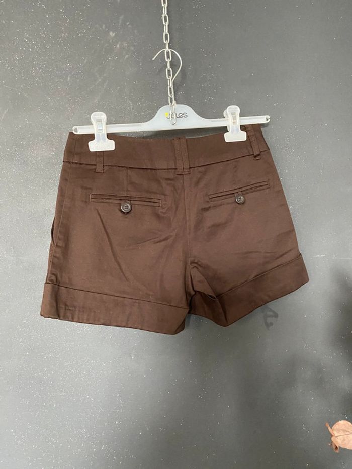 Short satiné marron - photo numéro 3