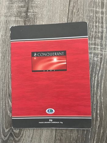 Cahier de brouillon