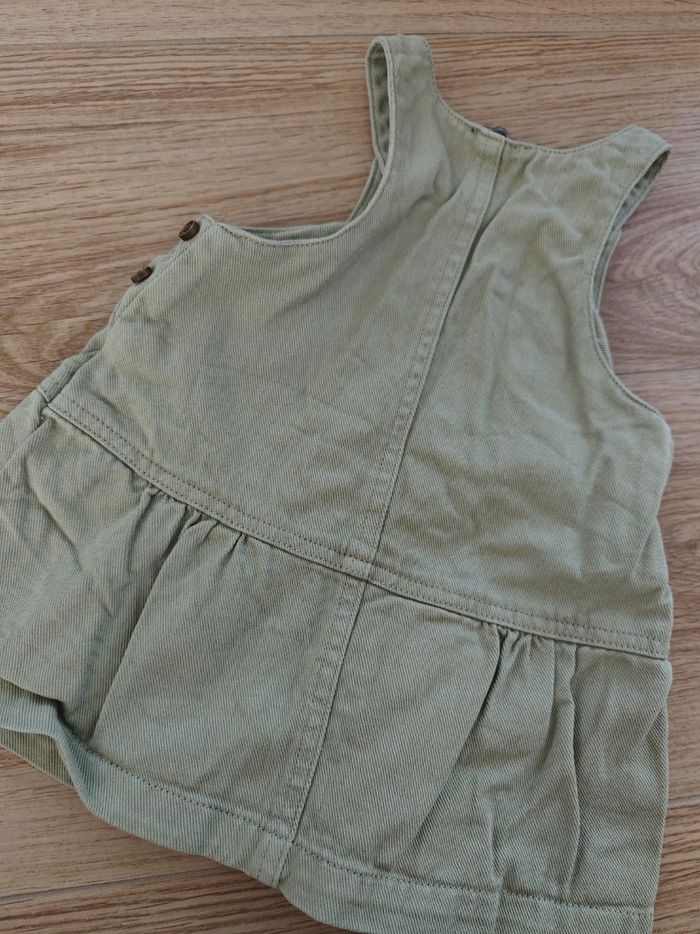 Robe verte brodée fleurs Sergent Major 9 mois - photo numéro 3