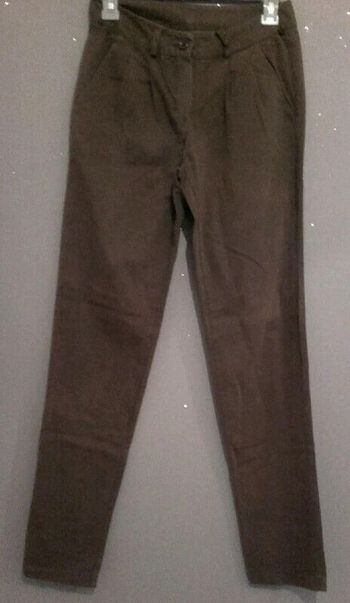 Pantalon Made in Italy marron Taille S