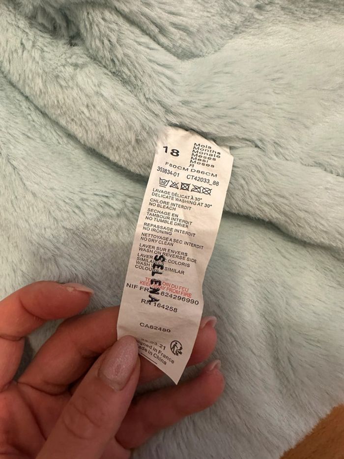 Manteau fourré + Bonnet Catimini - photo numéro 6