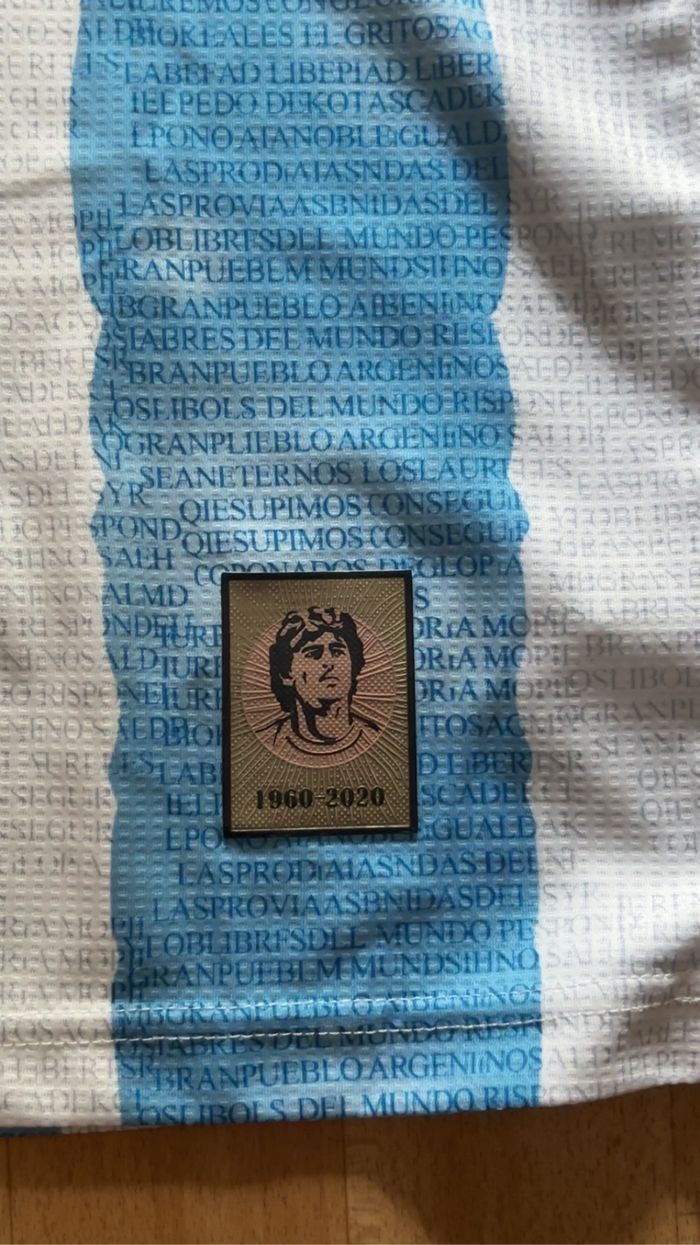 Maillot Argentine Messi édition Maradona - photo numéro 3