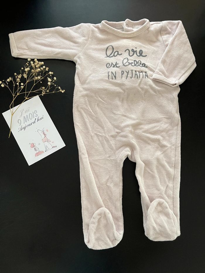 Pyjama velours 9M