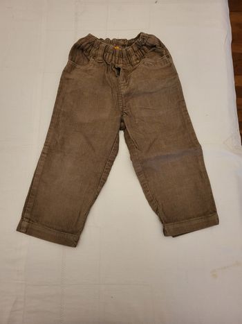 1 pantalon en velours garçon 2 ans 