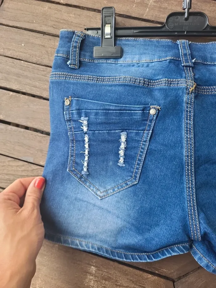 Short en jean - photo numéro 8