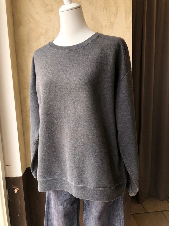 Sweat uni gris Hanes XL - photo numéro 2