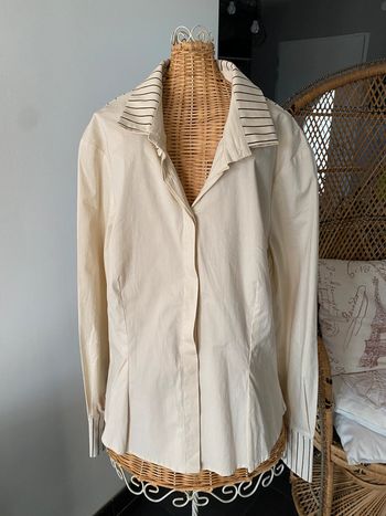 Chemise Isabel De Pedro beige avec la statue de la liberté taille 46