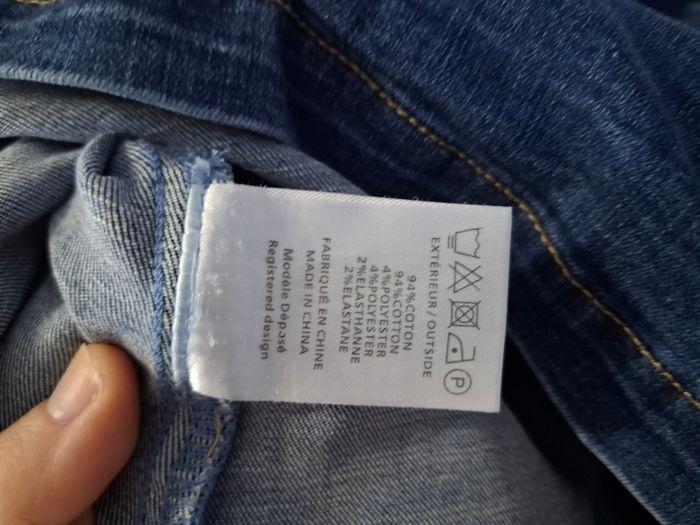 Jupe en jean la petite étoile paris taille 38 sur l'étiquette taille 40 mesure dans l'annonce - photo numéro 3
