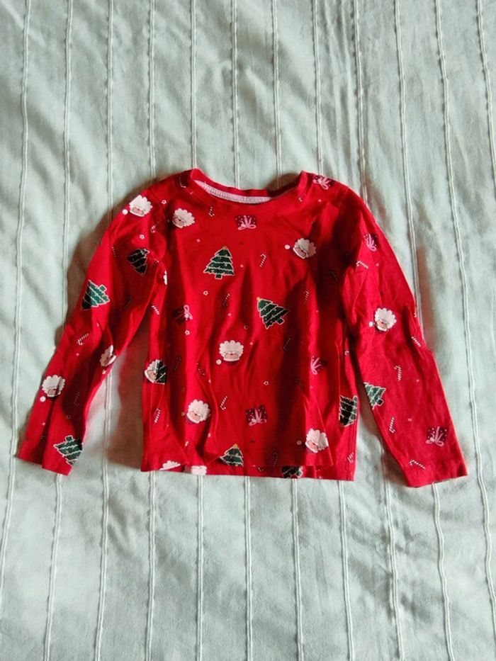 tee shirt manches longues de Noël 3 ans