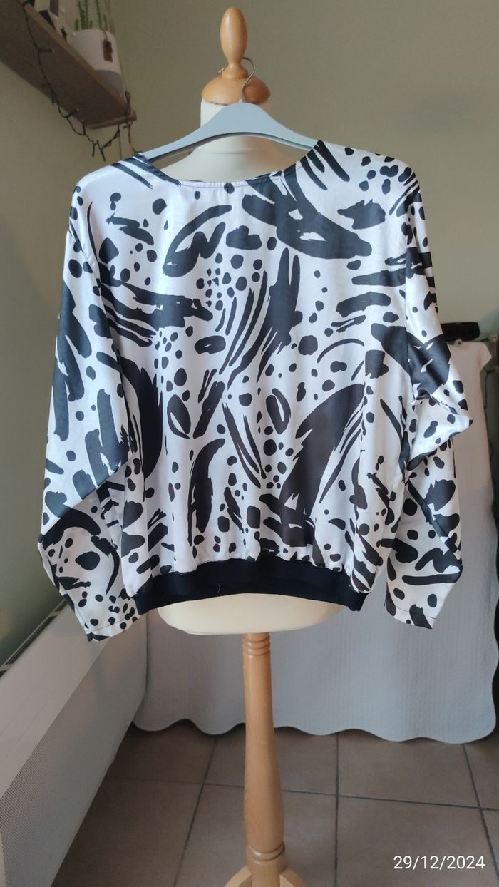 Blouse manches longues original 44/46 - photo numéro 10