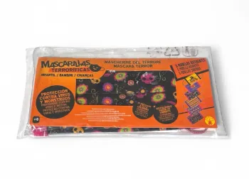 Masque en tissu réutilisable pour enfants – Motif Halloween Rubie´s Neuf