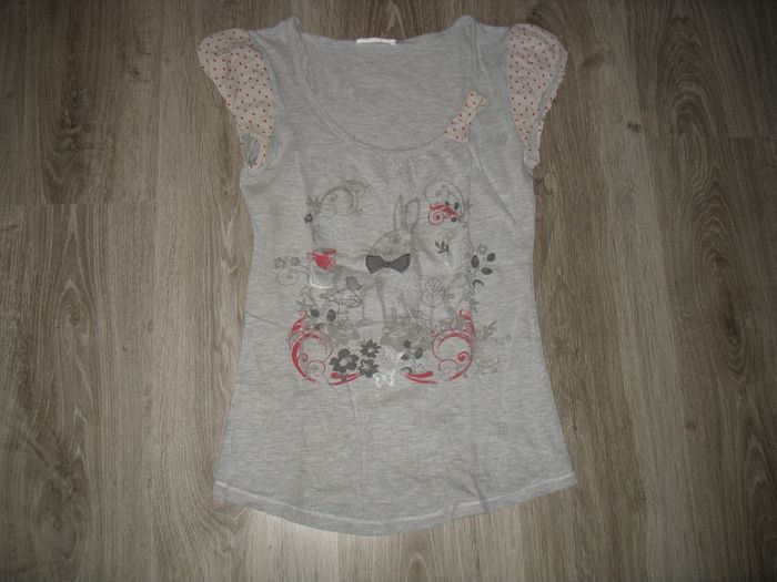 TEE SHIRT MC GRIS "PROMOD" - TAILLE 1 - n°03 - photo numéro 2