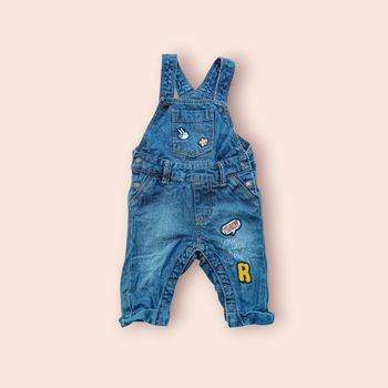 🔸 Salopette en Jean Garçon - Liberto 6 Mois🔸
