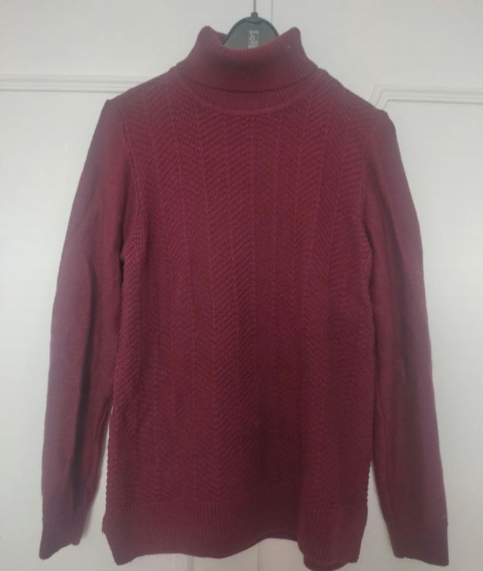 Pull chaud col roulé