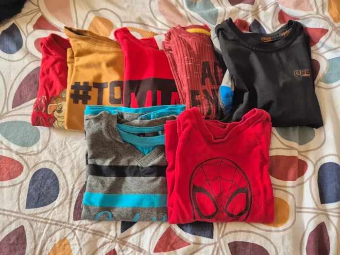 Lot 7 tee shirt manches longues