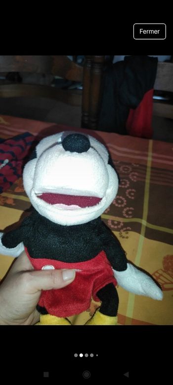 Peluche marionnette Mickey j56