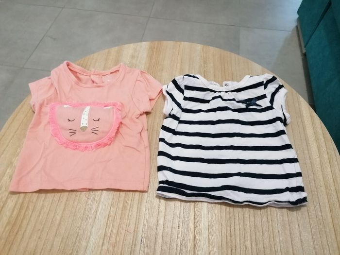 Lot t-shirt 6 mois - photo numéro 3