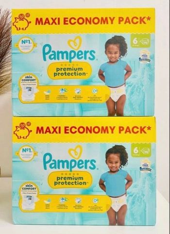 140 Couches Pampers Premium Protection taille 6