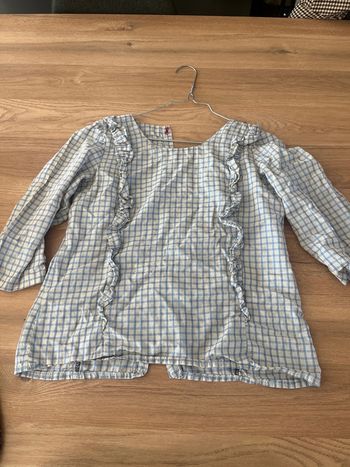 Blouse à carreaux