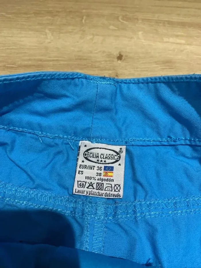 Jupe bleu Cecilia Classics - Taille 36 - photo numéro 2