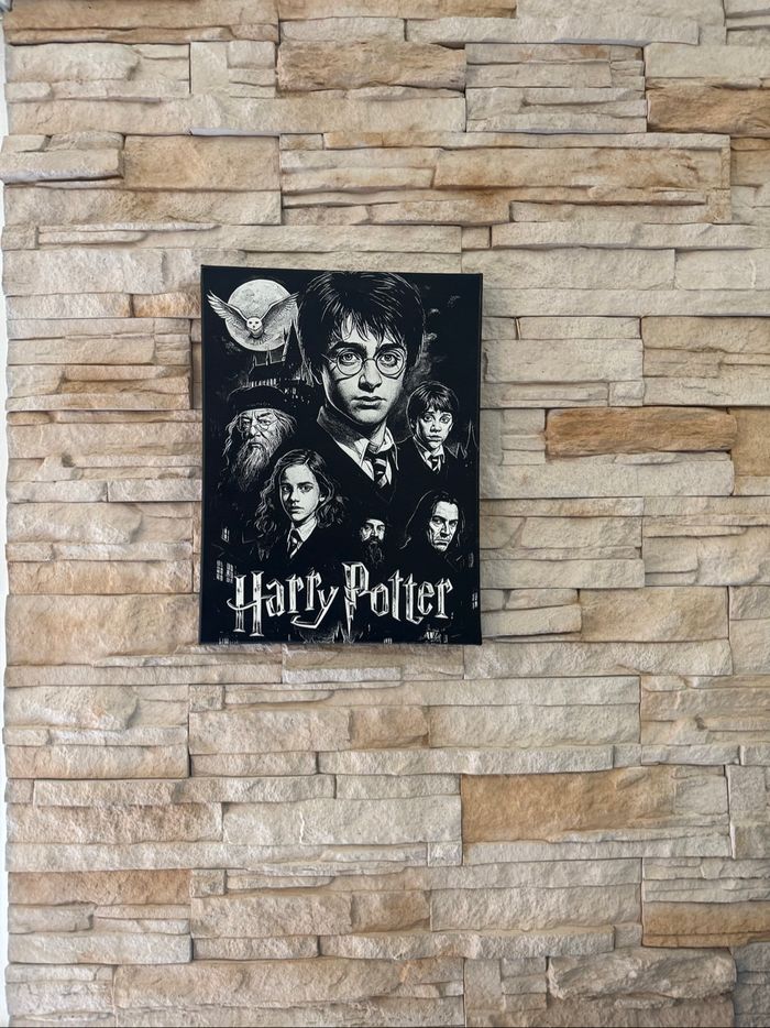Tableau personnages Harry Potter en toile 30x40cm - photo numéro 6