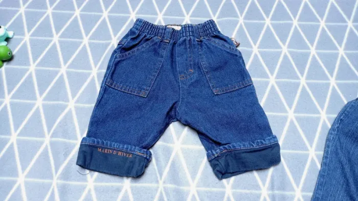 🦁 Lot 3 jeans, 3 mois - photo numéro 3