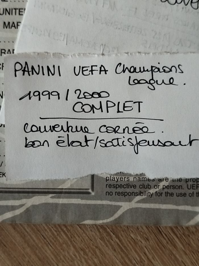 UEFA Champions League 1999/2000 - Album Panini complet - photo numéro 5