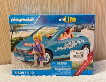 Playmobil 71809 My Life - Cabriolet, jeunes filles et accessoires.