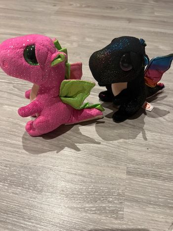 Lot peluches dragons TY
