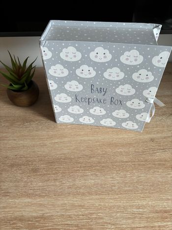 Boîte à coffret de naissance mes premiers souvenirs / baby keepsake box 