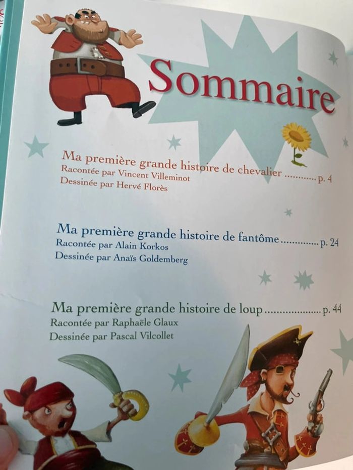 Livre mes premières grandes histoires pour les garçons - photo numéro 4