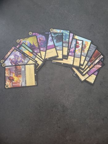 Lot 21 cartes Lorcana chapitre 2
