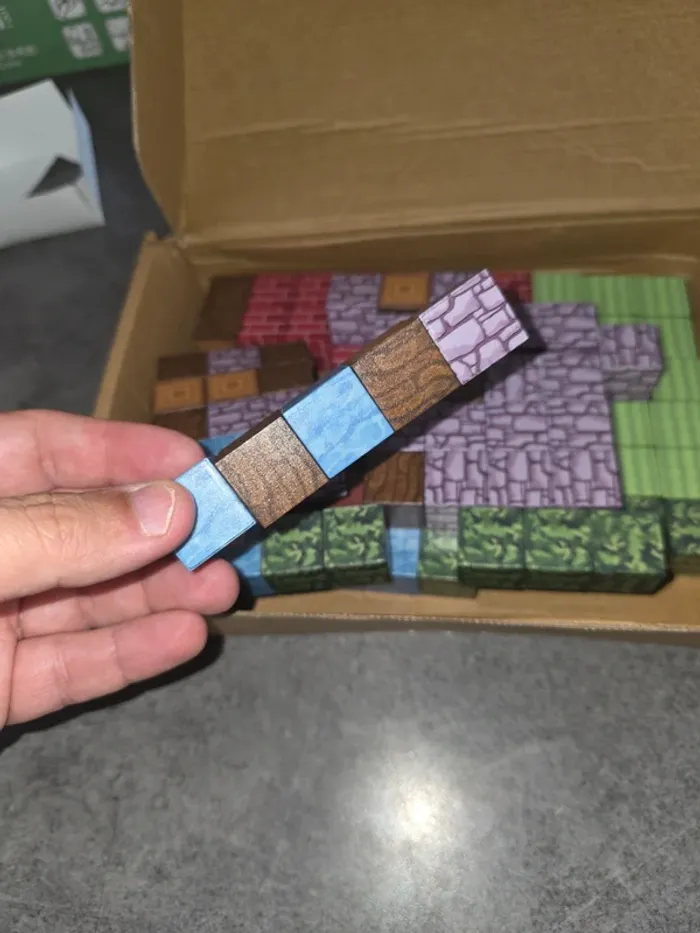 [NEUF] Lot de 100 cubes magnétiques type minecraft - photo numéro 3