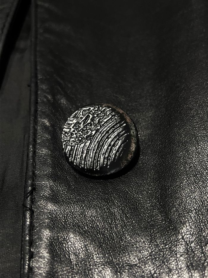 Blouson mi long 100% cuir vintage - photo numéro 6