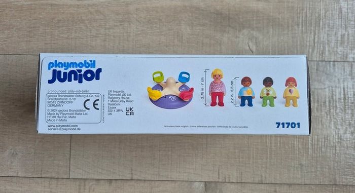 71701 - Playmobil Junior - Enfants et tourniquet - Neuf Scellé - photo numéro 2