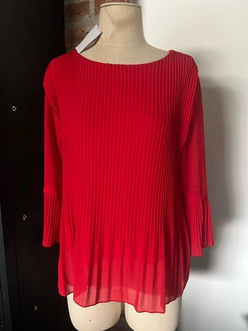 Jolie blouse manche transparente