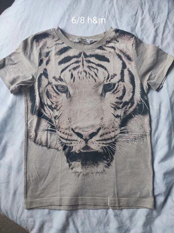Tee shirt tigre 6/8 ans
