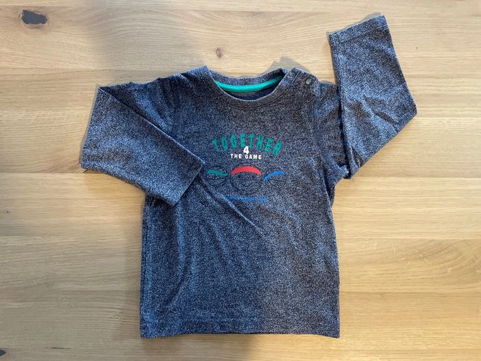 T-shirt manches longues moucheté Z 18 mois