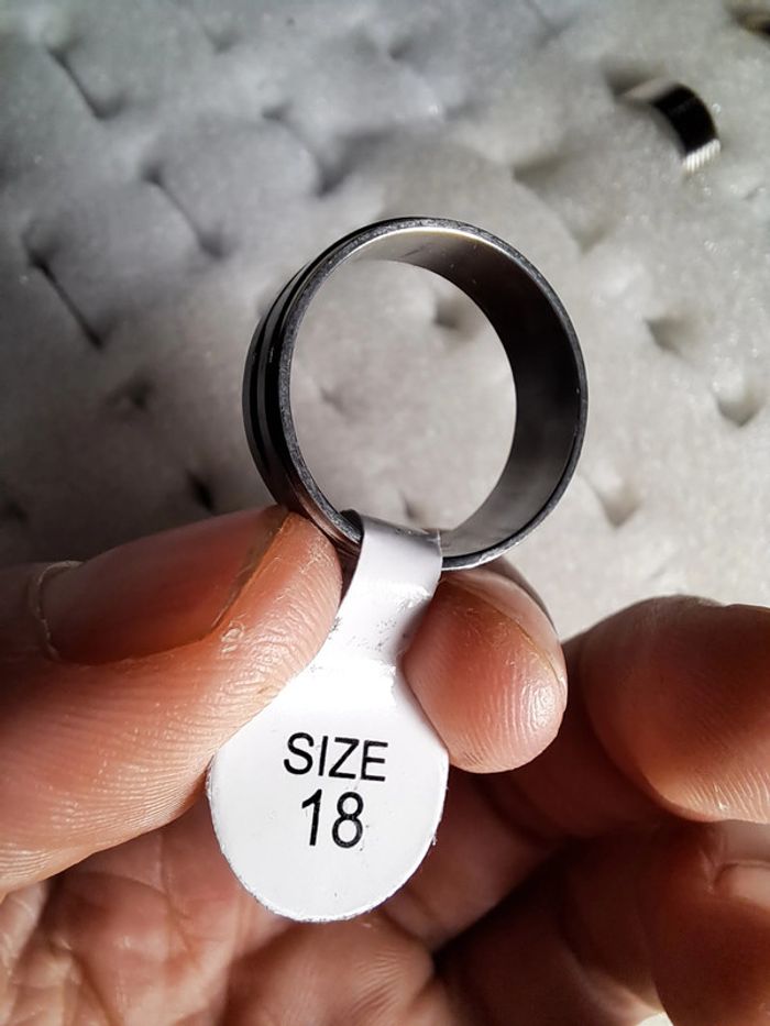 Bague acier inoxydable argentée - photo numéro 3