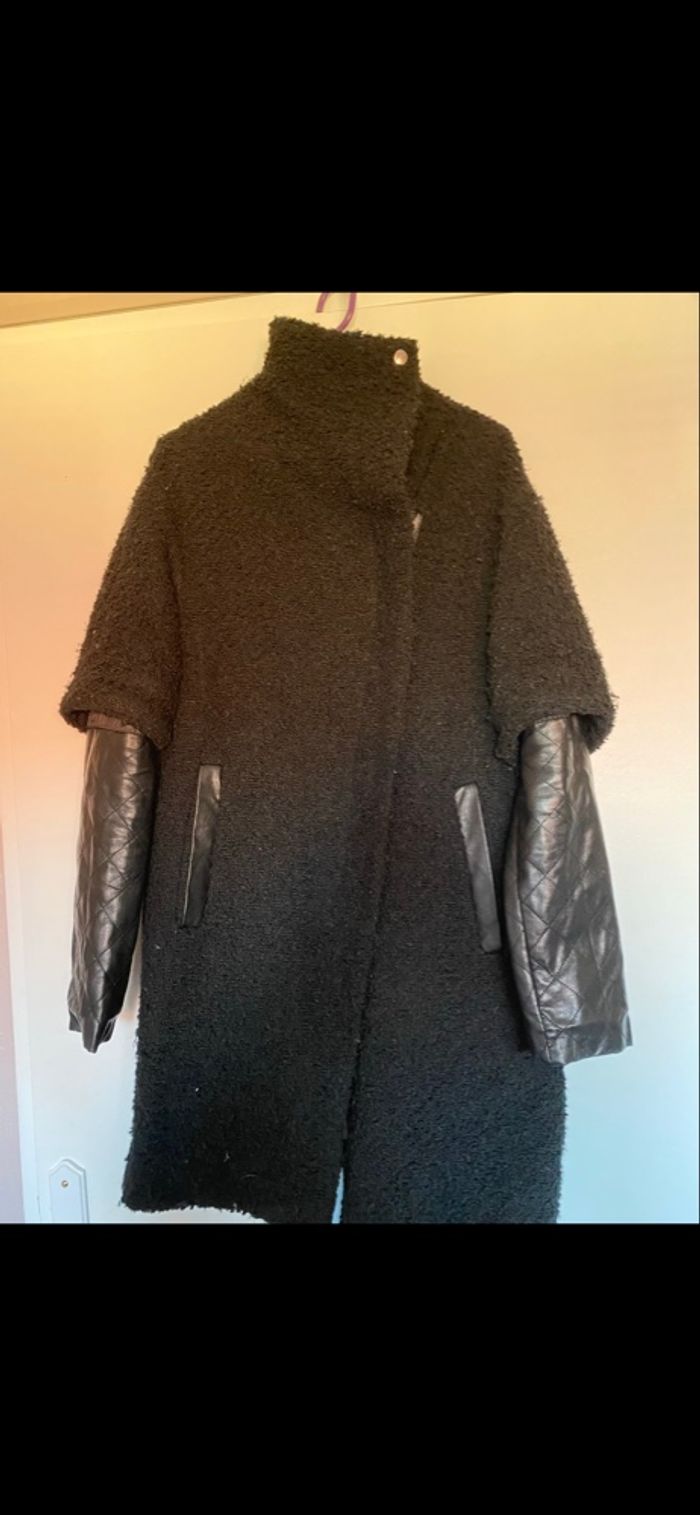 Manteau bi-matière