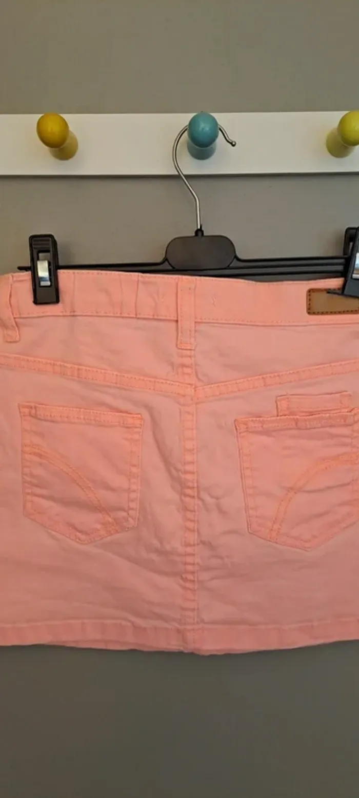 Jupe courte orangée - Marque Vitamine - Taille 12 ans - Très bon état. - photo numéro 11