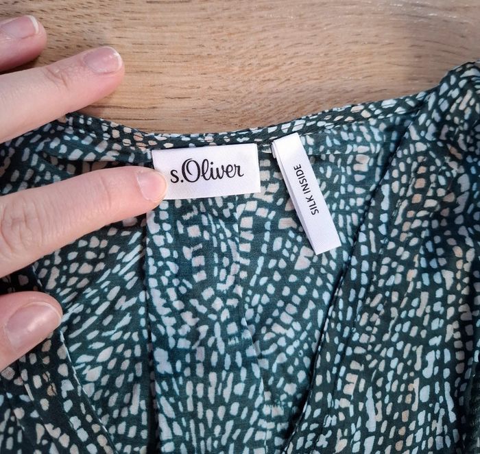 Blouse manche courte S.oliver taille s - photo numéro 5