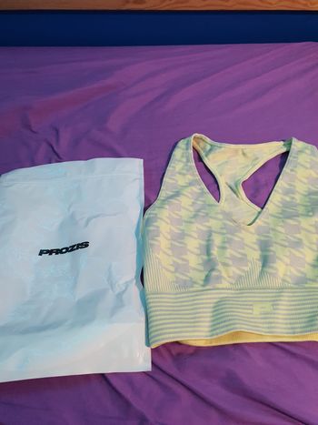 Top Sport Houndstooth Harmony - Yellow / Beige