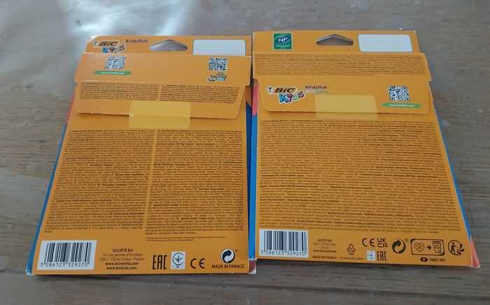 Lot de 2 paquets de crayons de couleur enfant neuf - photo numéro 2