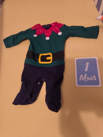 Pyjama léger lutin Noël