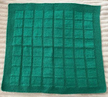 Couverture bébé au tricot