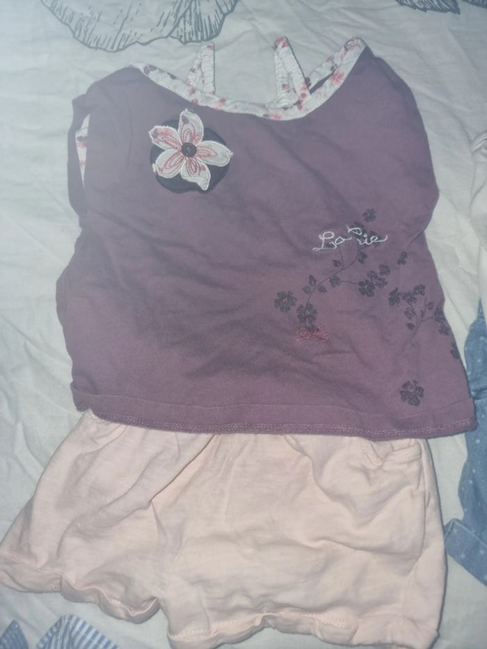 Lot 2 ensemble short+t shirt - photo numéro 3
