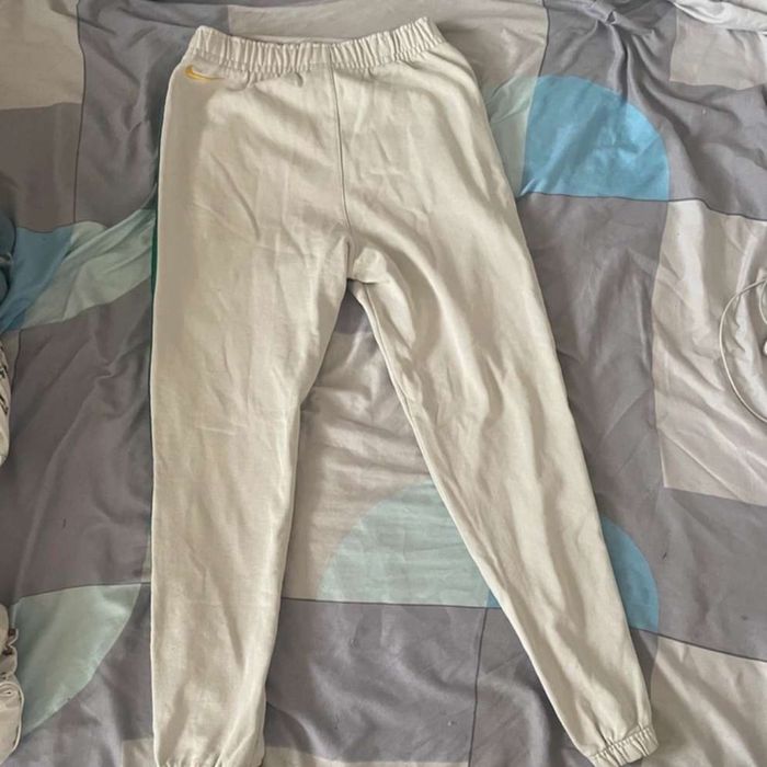 Nike pantalon jogging rétro vert/blanc - photo numéro 2
